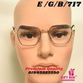 New Men Fashion Eyeglasses Best Reading glasses Classic New Design Transparent glass Best Premium Quality Man Endgame Cutout White -Eyeglass Glass Latest Trends Eye Glass Frame Unisex.