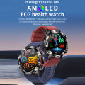 ET482 Smart Watch Answer/Make Calls 1.43 Inch AMOLED Screen IP68 Waterproof Smartwatch Fitness Tracker Heart Rate Blood Pressure Blood Oxygen Monitoring Watch. 