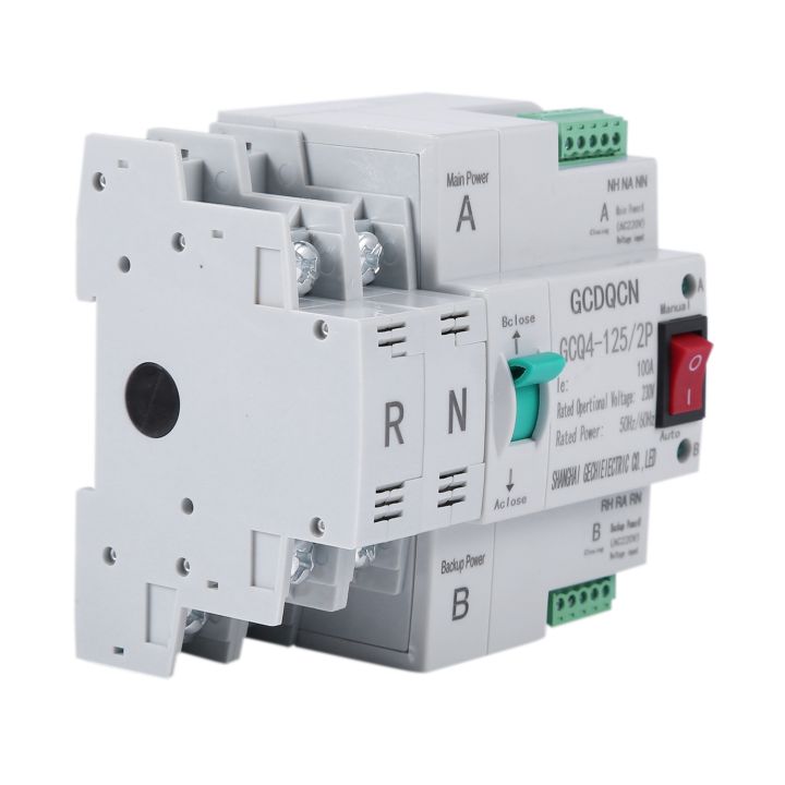 Practical%20product%20Dual-Power%20Automatic%20Transfer%20Switch%202P%20100A%20Household%2035mm%20Rail%20Installation%20-%20Image%203