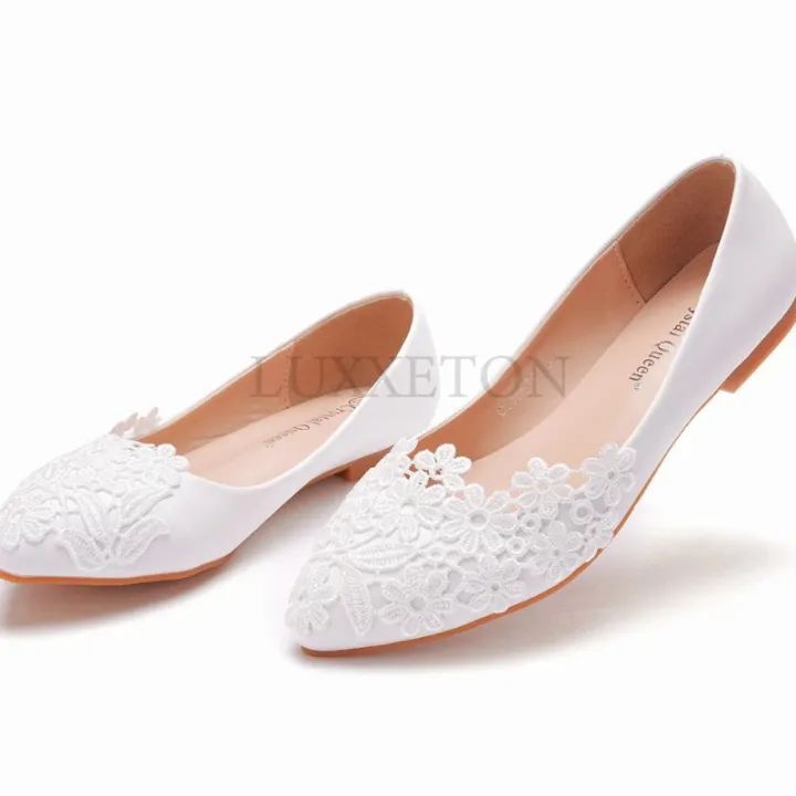 Summer%20Ballet%20Flats%20White%20Lace%20Bride%20Wedding%20Shoes%20Flat%20Low%20Heel%20Casual%20Without%20Heels%20Women%20Dress%20Pumps%20Sweet%20Women%20shoe%20-%20Image%205