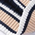 Sweater Vest Men Autumn Winter Velvet V-neck Striped Big Size 5XL Oversize Mens Couples Preppy Style Students Vests. 