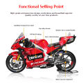 Maisto 1/6 Ducati GP #6 Motorcycles Model Die Casting Racing Car Model Simulation Alloy Plastic Model Gp2022 Locomotive. 