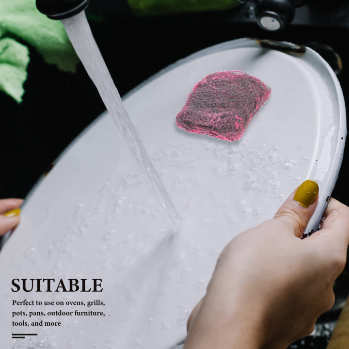 10%20Pack%20Stainless%20Steel%20Sponges%20Heavy%20Duty%20Scrubbing%20Scouring%20Pad%20Steel%20Wool%20Utensil%20Cleaning%20Scrubber%20for%20Home%20Kitchen%20Bathroom%20-%20Image%203