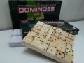 Wooden Mini Dominoes with Black Dots Traditional Game 28 pcs/Dominoes/Wooden Mini Dominoes. 