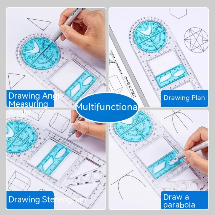 Multifunctional%20Rotatable%20Drawing%20Geometry%20Protractor%20Spirograph%20Ruler%20Student%20Drafting%20Tool%20Children%20Learning%20Painting%20Art%20Tool%20Amour%20zii%20-%20Image%203