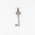 Light luxury niche design high-end titanium steel jewelry men's gemstone personalized key Douyin live broadcast non-fading sweater.