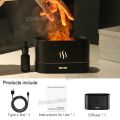 Kinscoter Aroma Diffuser Air Humidifier Ultrasonic Cool Mist Maker Fogger Led Essential Oil Flame Lamp Difusor. 