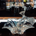 1pc Transpareent Crystal Glass Acrylic Nail Cup Liquid Powder Dappen Lid Bowl Standard Holder Equipment Nail Accessories Tools.