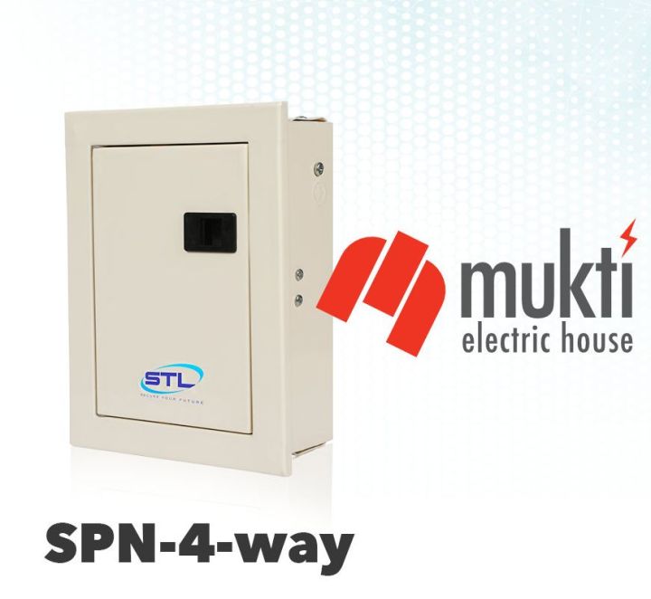 PRAN RFL STL MCB Distribution Board (SPN) 4 Way Full Metal Circuit Breaker DB Box