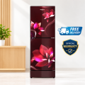 Whirlpool Fresh Magic Pro 236L Glass Door Floral X Frost Refrigerator with Free Delivery (Official Product with Official Warranty). 
