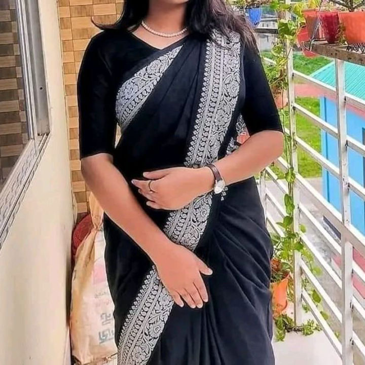 Half%20Silk%20Joba%20Saree%20for%20Women%20-%20Black%20Color%20Muslin%20Saree%20-%20Fashionable%20and%20Comfortable%20Outfit%20-%20Suitable%20for%20Any%20Season%20-%20Image%205