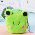 Cute Frog Plush Coin Purse Small Animal Shape Small Wallet Red Strawberry Zipper Money Bag Multifunction Coin Purses Kids Gifts. 