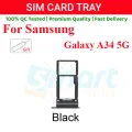 Samsung Galaxy A34 5G Sim Tray Micro SD Card Slot with Sim Ejector Pin Replacement Part. 