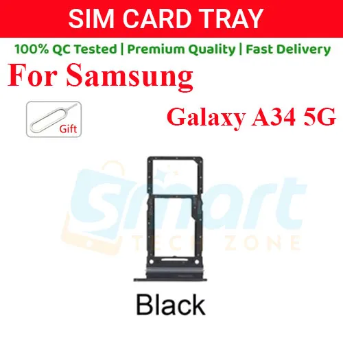 Samsung%20Galaxy%20A34%205G%20Sim%20Tray%20Micro%20SD%20Card%20Slot%20with%20Sim%20Ejector%20Pin%20Replacement%20Part%20-%20Image%202