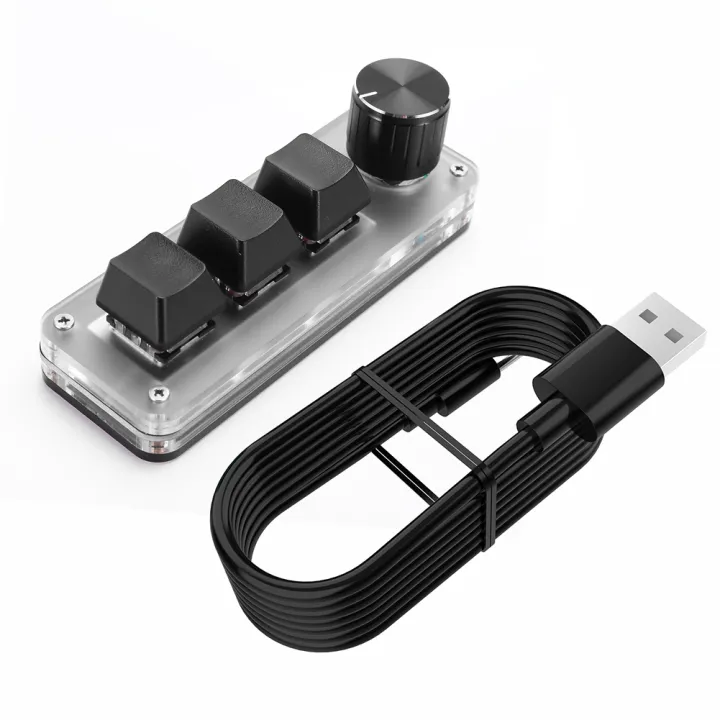 3%20Key%201%20Knob/4%20Key%20One%20Handed%20Mechanical%20Gaming%20Keyboard%20Red%20Switches%20Wired%20USB%20Mini%20Mechanical%20BT%20Keyboard%20Mechanical%20Macropad%20-%20Image%204