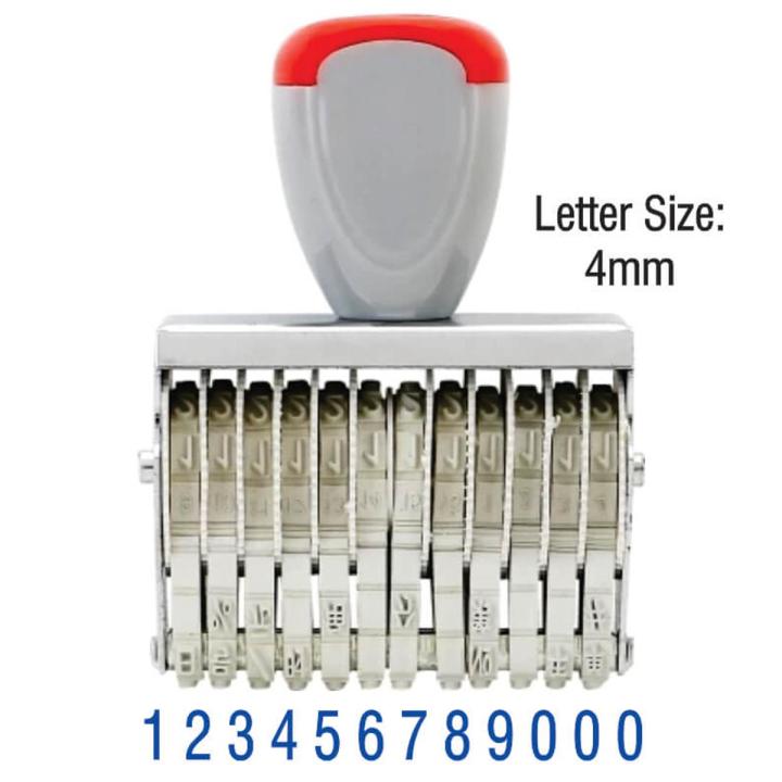 Standard Number Stamp 12 Digit