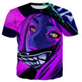 League of Legends T-Shirts Game LOL KDA Akali 3D Print Men Women Fashion Oversized Short Sleeve T Shirt Kids Tees Tops Clothing. 