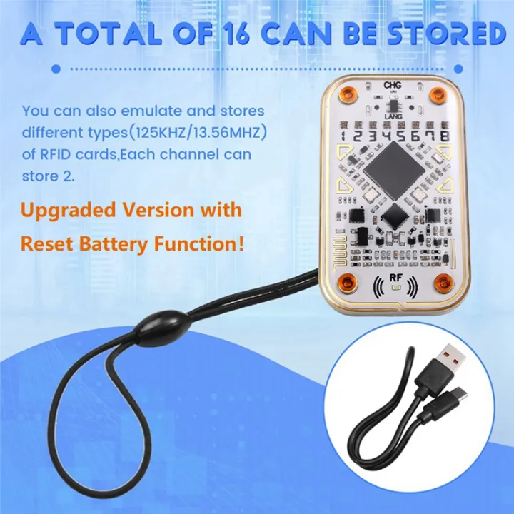 Chameleon%20Ultra%20RFID%20Smart%20Chip%20Reader+UID/5200%20Keychain%20Smart%20Card%20Emulator%20125K%2013.56Mhz%20IC%20ID%20Card%20Decode%20NFC%20Tool%20-%20Image%207