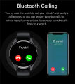 LIGE BW0256 New Bluetooth Call Smart Watch Men Full Touch Sport Fitness Watches Heart Rate Steel Band Smartwatch Android iOS with extra Silicon strap. 