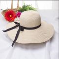 Fashion Summer Straw Hat Woman Beach Sun Hats Leisure Journey Outdoors Vacation Accessories Protection Big Brimmed Hat. 