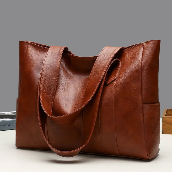 %E3%80%90Authentic%20leather%20tactile%20feel%E3%80%91Women's%20Bag2023New%20Versatile%20Handbag%20Shoulder%20Bag%20Tote%20Bag%20Shoulder%20Simple%20Big%20Bag%20-%20Image%205