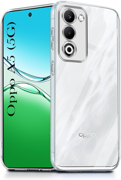 Back Cover Case For Oppo A5 5G Premium Transparent Case Flexible Protective Mobile Phone Back Cover