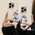 Couples Degradable Eco-Friendly Casing Compatible for IPhone 7Plus 14 15 12 11 13 Pro Max XR 6S 8 15 6 7 Plus XS Max X SE 2020 Cartoon Electric Bike Boy Girl Soft Cover.