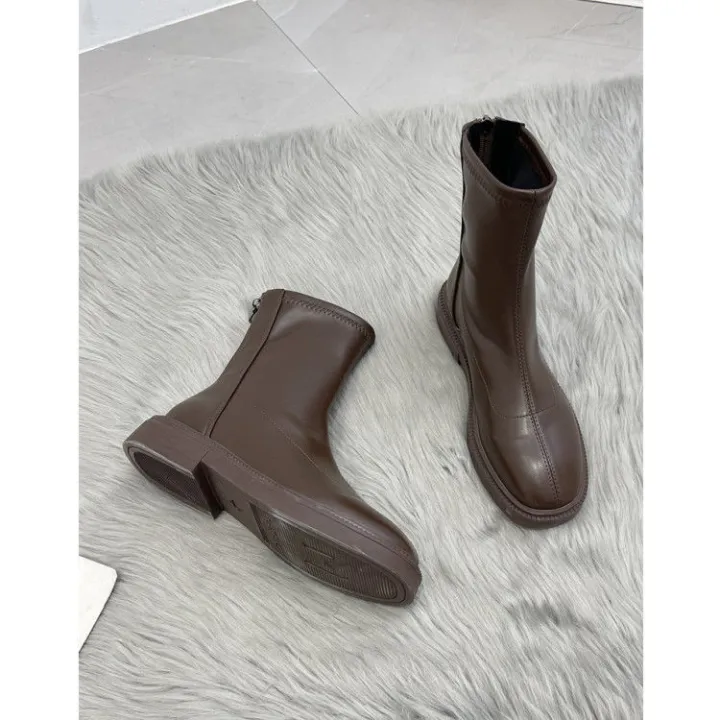 Martin%20Booties%20Female2022Autumn%20New%20Thin%20Boots%20Chelsea%20Autumn%20Mid-Calf%20British%20Style%20Retro%20Skinny%20Boots%20-%20Image%206