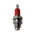 3-sided Pole Spark Plug L7T 2 Stroke Electrode Gasoline Chainsaw Brush Cutter Engine 2500 3800 4500 5200 Replace Accessories. 