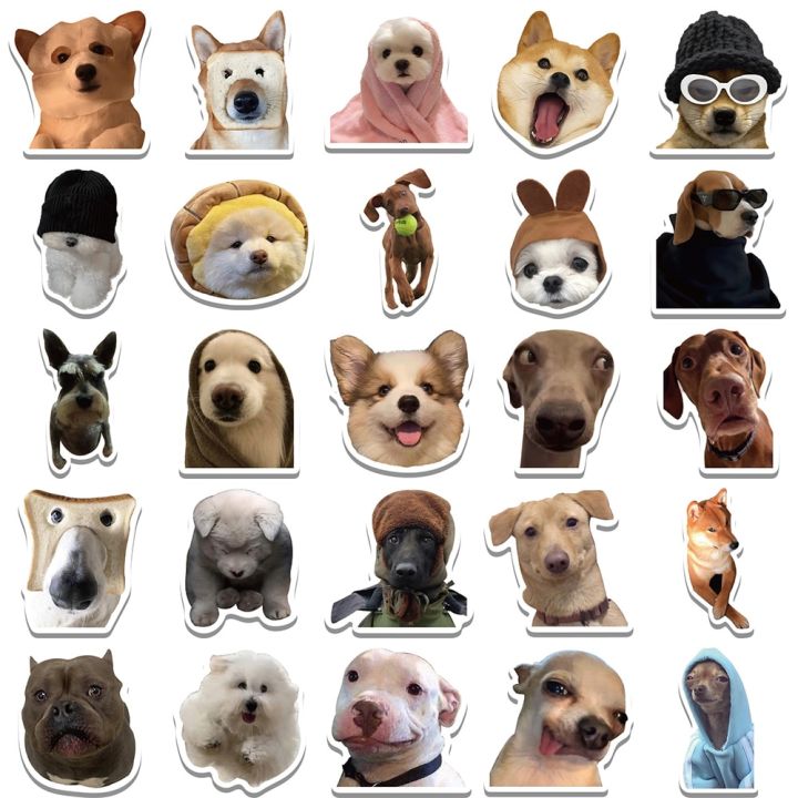 10/30/50pcs%20Kawaii%20Cat%20Dog%20Funny%20Animal%20Meme%20Stickers%20Cute%20Decals%20Decoration%20DIY%20Skateboard%20Scrapbook%20Laptop%20Fridge%20Car%20Kids%20Toy%20-%20Image%206
