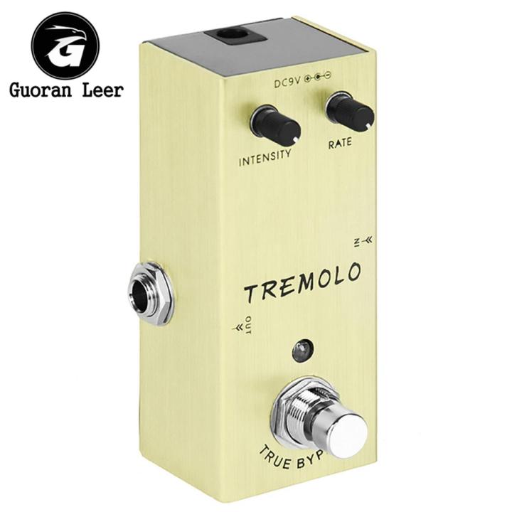 Vintage Guitar Effect Pedal Stereo Delay Pedals Analogue Vibrato Guitar Effect Pedal With True Bypass Guitar Effector
