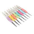 Crochet Hook Set Light Colorful 8 Pieces Yarn Knitting Hook for Craft. 