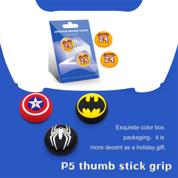 gu%202pcs%20Thumb%20Stick%20Grip%20Cap%20Joystick%20Covers%20Compatible%20For%20Ps5%20Dualsense/ps4/xbox%20One/360/nintendoswitch%20Pro%20Controllers%20-%20Image%204
