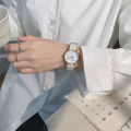 Japanese-style minimalist watch for girls junior high and high school ins-style student forest simple canvas with small fresh Japanese smiley face. 