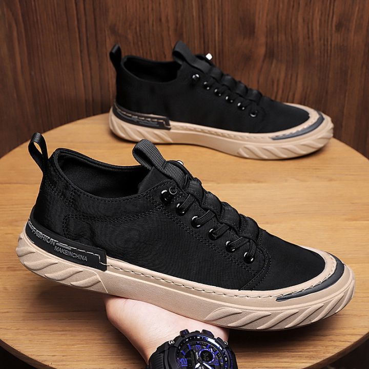 Men's shoes 2024 new sneaker casual cloth shoes for men breathable board canvas sneakers for men