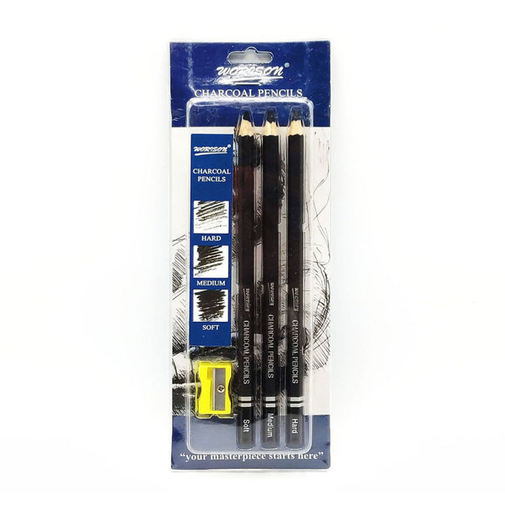 Worison%20Hard%20Midium%20Soft%20Black%20Charcoal%20Pencils%20With%20sharpner%20-%20Image%202