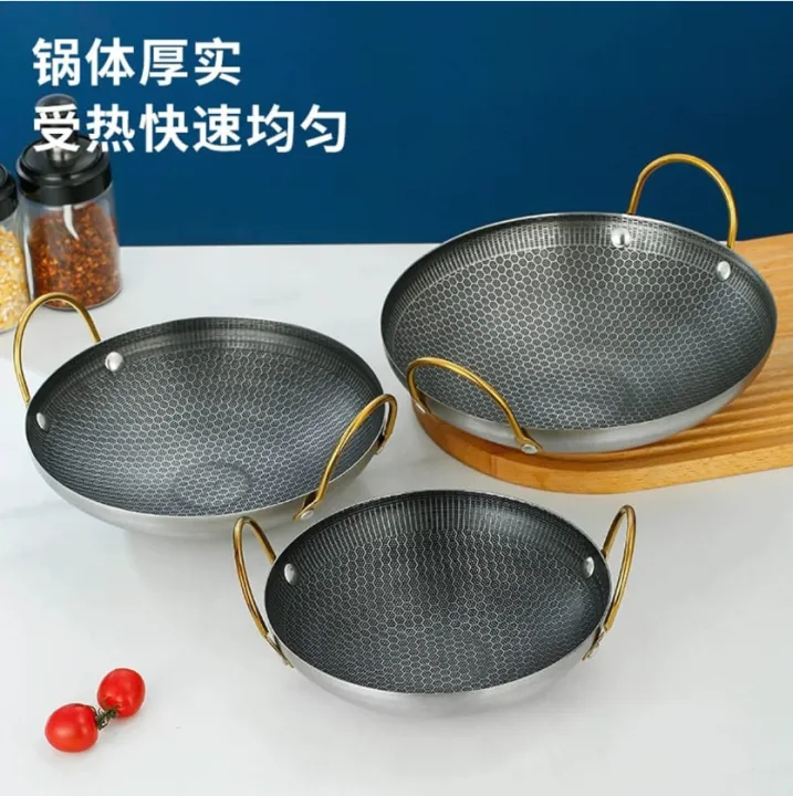 Honeycomb%20Nonstick%20Iron%20Deep%20Two%20Handled%20Frying%20Pan%20-%20Image%208