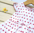 Versatile -Twinkl Tots Baby Girls White Dresses Pink Heart Print for 6 Months to 2 Years Ideal for Fall & Winter- Avant-garde. 