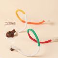 Cat Toys Silvervine Cat Teaser Toy Interactive Molar Cotton Rope Toys Clean Mouth Kitten Play Toy. 