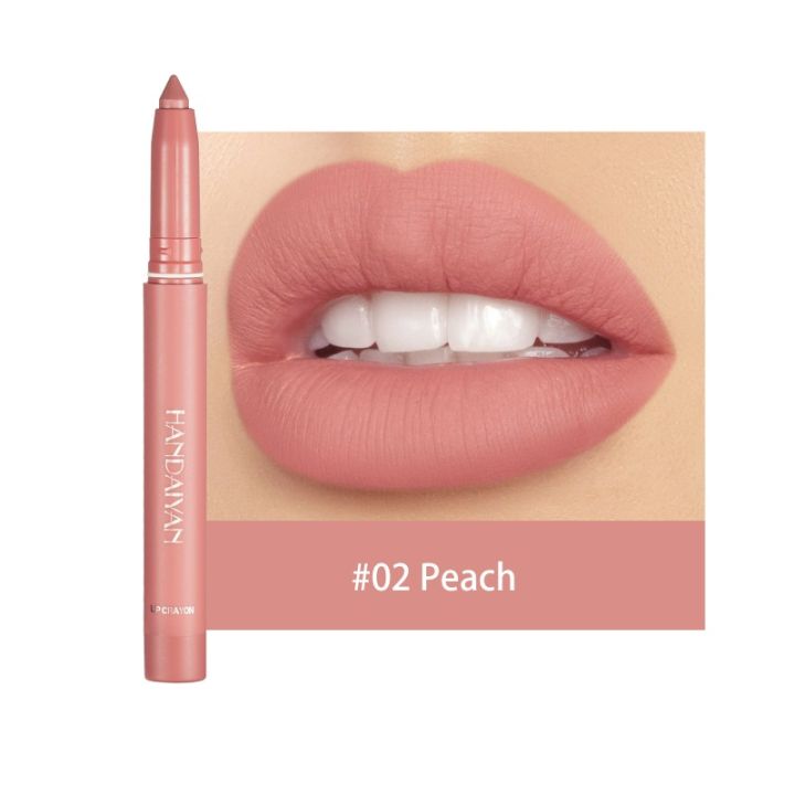 BruberryBe%2012%20Color%20Matte%20Lipstick%20Pen%20Nude%20Pink%20Matte%20Solid%20Lip%20Gloss%20Waterproof%20Long%20Lasting%20Lipstick%20Pencil%20Lip%20Liner%20Pen%20Lip%20Makeup%20-%20Image%204