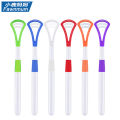 Oral Care Tongue Cleaner 1 Piece Tongue Scraper Oral Hygiene Toothbrush Tongue 6 Colors Fresh Breath Brush Tools. 