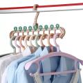 Magic Multi-port Support hangers for Clothes Drying Rack Multi-function Plastic Clothes rack drying hanger Storage Hangers-KAZI TECH - Hanger.