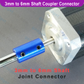 3mm to 6mm Shaft Joint Coupler Connector 3-6mm Clamp Universal Joint Stepper Motor Coupler For CNC 3D Printer Parts Gadget PCB. 