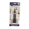 Keep smiling Glass liner color Black.