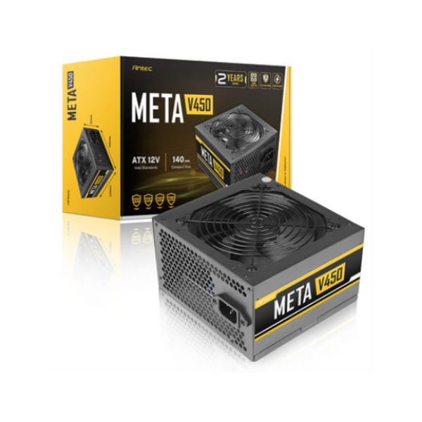 Antec META Series V450 450W Non Modular Black Power Supply