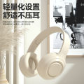 Over-ear bluetooth headset for girls and boys and students street photography clothing with automatic noise cancelling wireless hi-fi headphones.