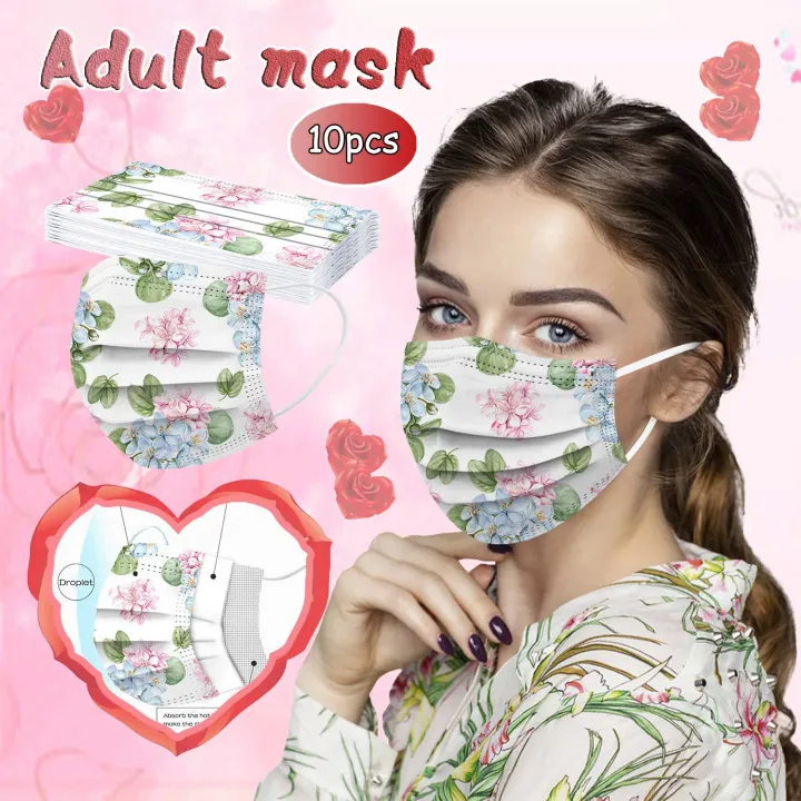 3-layer%20Masks%2010-50pcs%20Adult%20Disposable%20Masks%20Floral%20Printed%203ply%20Filters%20Non-woven%20Mouth%20Personal%20Mask%20Halloween%20Cosplay%20-%20Image%202