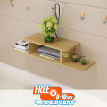Router Shelf Wall Mounted Wifi Router shelf Height 7.5 Inch Width 24 Inch Depth 08 Inch Model RS205. 
