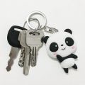 Cute Chinese Panda Keychain For Men Women Key Chain of Backpack Bag Car Pendant Plush Doll Key Ring Holder Trinkets Gift брелок. 