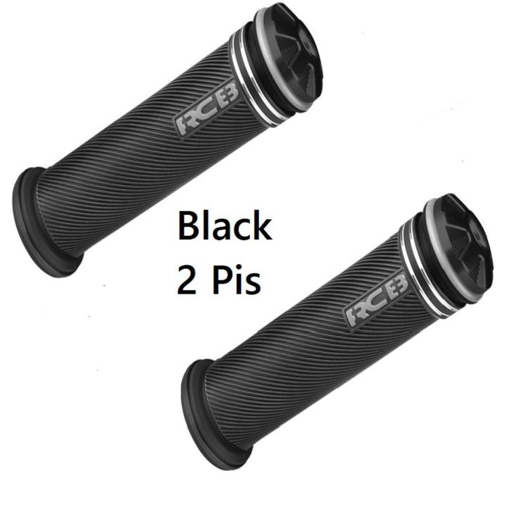 Alloy RCB AHG66 Handle Grip. Universal Handle Grips For Motorcycle. Black 2 Pis